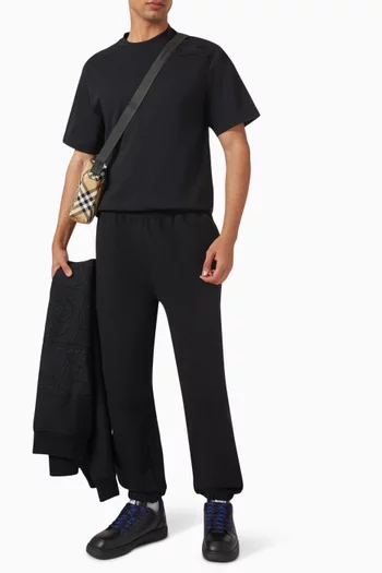Equestrian Knight Motif T-shirt in Cotton