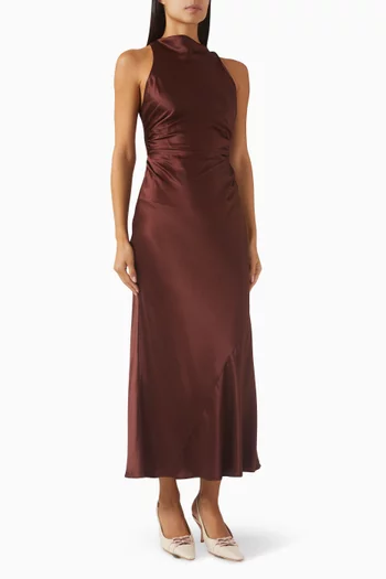 Casette Maxi Dress in Silk