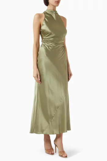 Casette Maxi Dress in Silk