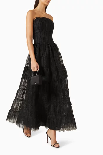 Murmur Mirage Maxi Dress in Tulle