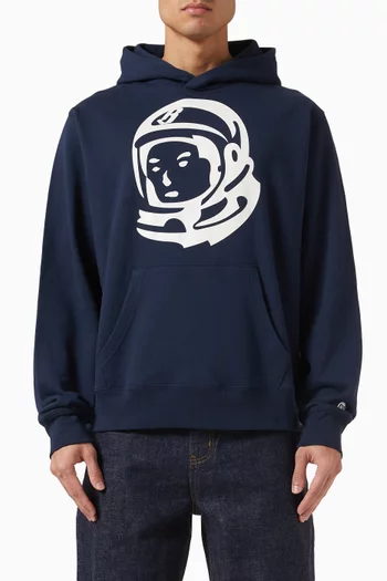 Astro Helmet Popover Hoodie in Cotton
