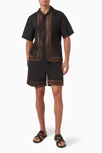 Sunwaves Camp Collar Shirt in Cotton