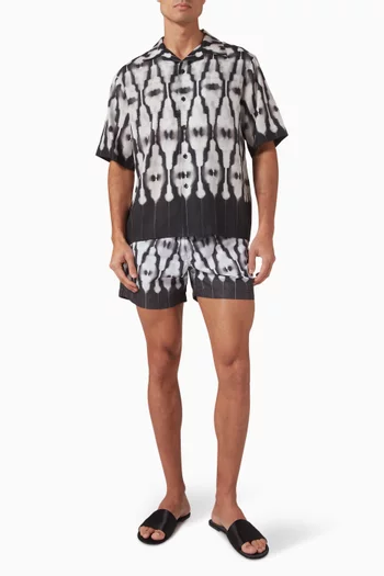 Ritual Camp Collar Shirt in Silk-blend