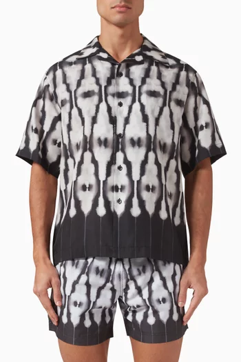 Ritual Camp Collar Shirt in Silk-blend