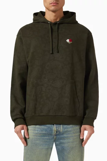 Clyde Printed Hoodie in Cotton