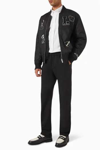Patrick Drawstring Pants in Viscose-blend