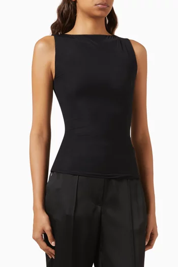 Anthos Sleeveless Top in Sheer Lycra
