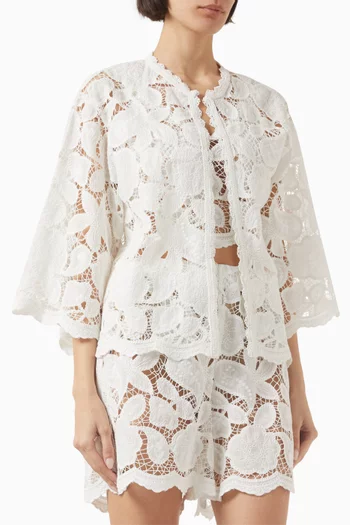 Chloe Bolero Jacket in Crochet