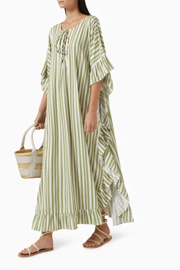 Raya Ruffle Kaftan