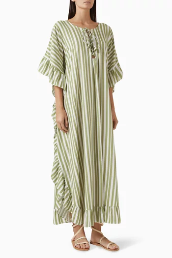 Raya Ruffle Kaftan