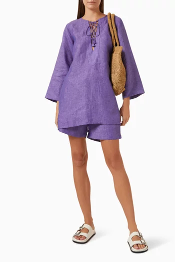 Tie-up Mini Tunic