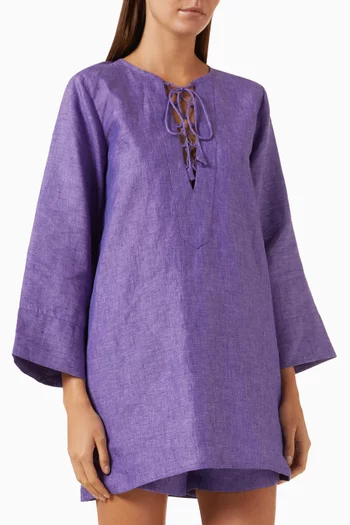 Tie-up Mini Tunic