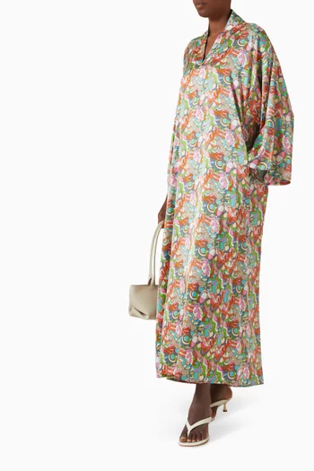 Kaleidoscopic Printed Kaftan
