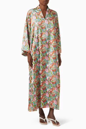 Kaleidoscopic Printed Kaftan