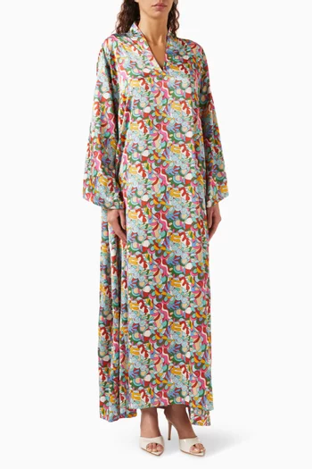 Kaleidoscopic Printed Kaftan