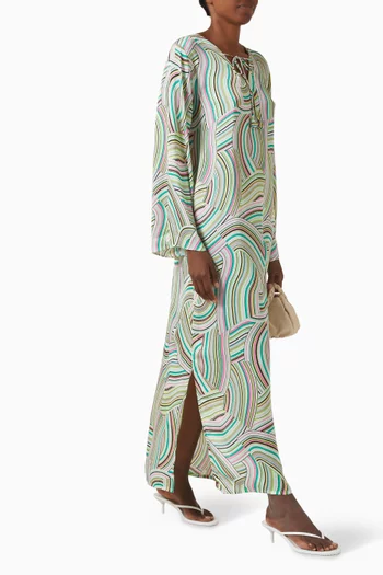Geometric Line Kaftan