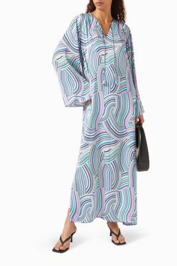Geometric Line Kaftan