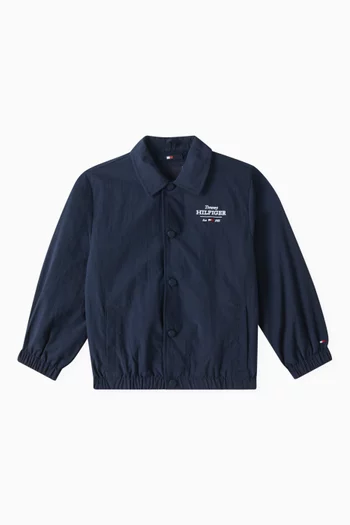 Logo-embroidered Coach Jacket
