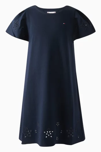 Broderie Anglaise Dress in Organic Cotton