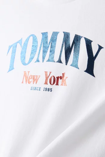 Graphic Logo T-Shirt in Cotton