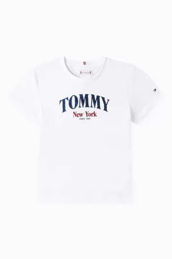 Graphic Logo T-Shirt in Cotton