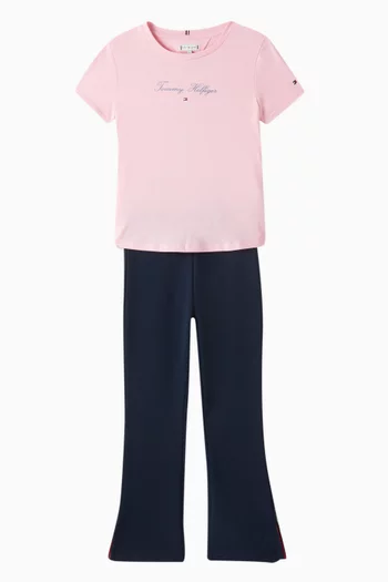 Logo Crew Neck T-shirt in Cotton