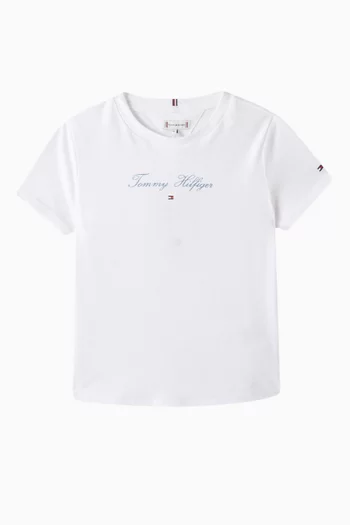 Logo Crew Neck T-shirt in Cotton-jersey
