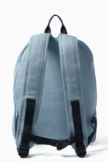 Essential Logo Backpack in Denim