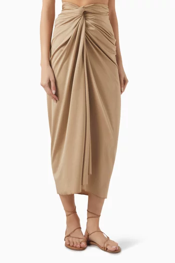 Nyla Long Pareo Skirt