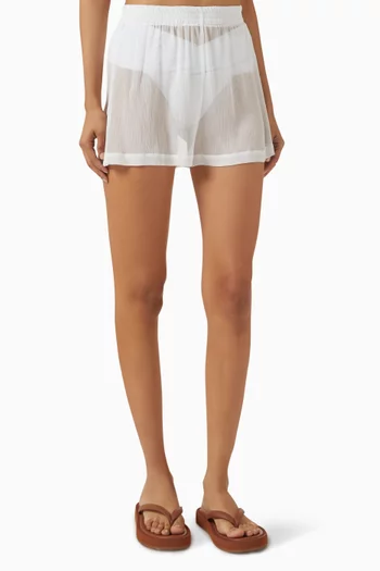 Mika Sheer Shorts in Cotton