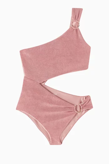 Alba One-piece Swimsuit in Stretch Terry