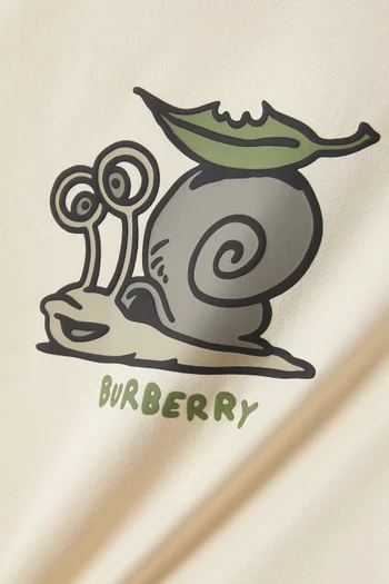Snail Logo T-shirt in Cotton