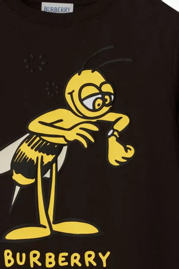Bee Logo T-shirt in Cotton