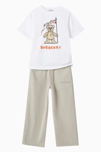 Jackson Logo Sweatpants in Cotton