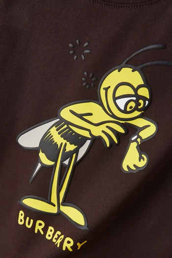 Bee Logo T-Shirt in Cotton