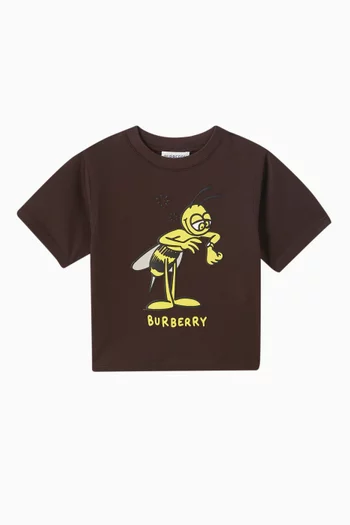 Bee Logo T-Shirt in Cotton