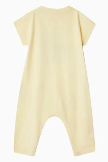 Bee Logo Romper in Cotton