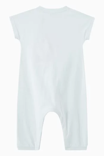 Snail Graphic Romper in Cotton