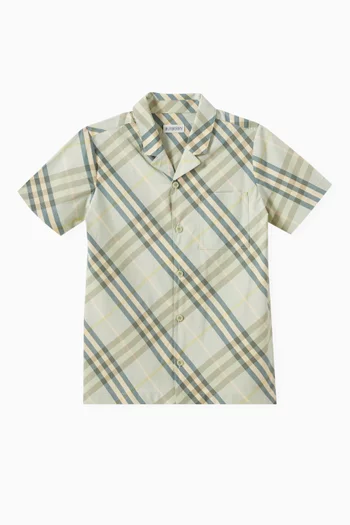 Herbie Check-print Shirt in Cotton