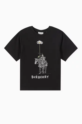 Daisy Equestrian Knight T-shirt in Cotton