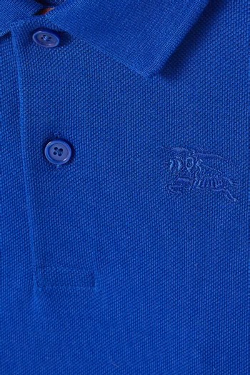 Equestrian Knight Polo Shirt in Cotton-piqué