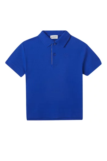 Equestrian Knight Polo Shirt in Cotton-piqué