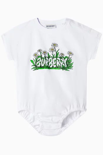Daisy Logo Bodysuit in Cotton