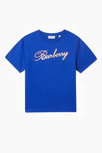 Rope Logo T-shirt in Cotton