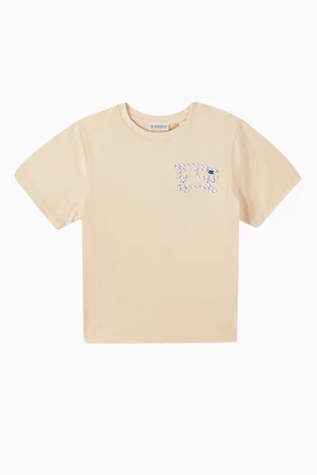 Rope Equestrian Knight T-shirt in Cotton