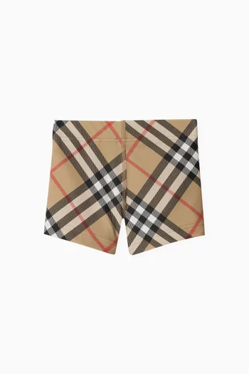 Alvis Check-print Swim Shorts