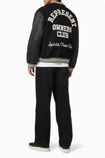 Owners Club Varsity Jacket in Wool-blend