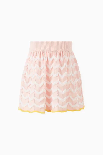 Knitted Zigzag Skirt