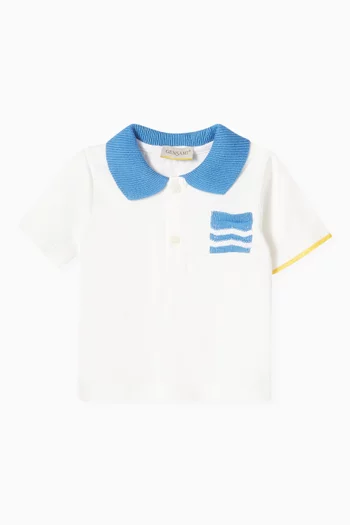 Polo T-shirt in Cotton-knit