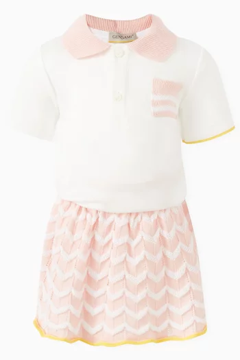 Polo T-shirt in Cotton-knit